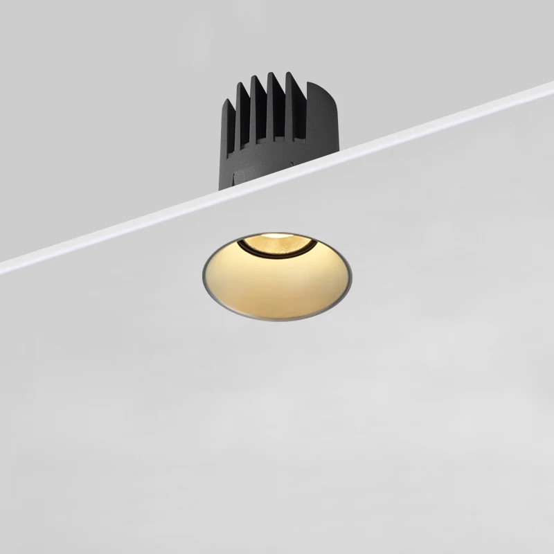 LuxHolic лучшие цены Регулируемый антибликовый Встраиваемый светодиодный потолочный Точечный светильник с регулируемой яркостью Cob потолочный светильник для отеля