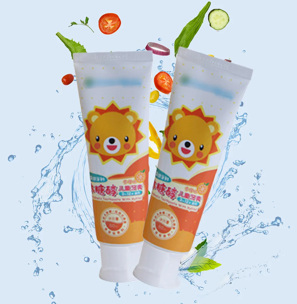 
ECO friendly fluoride toothpaste Prevent tooth decay kids toothpaste 