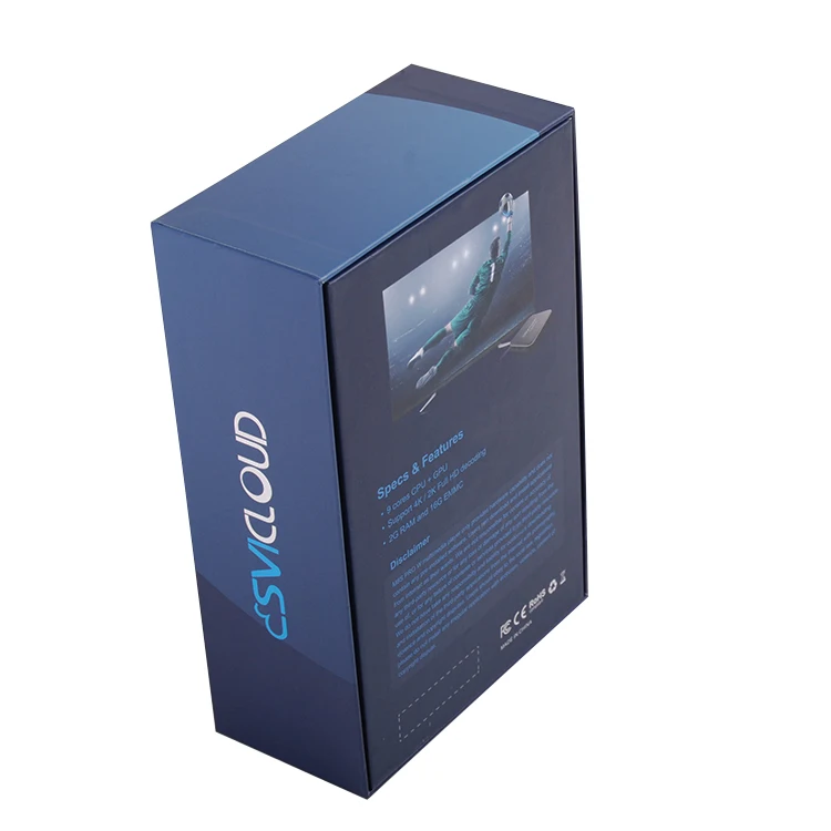 Custom printing cardboard tablet TV gift packaging paper box