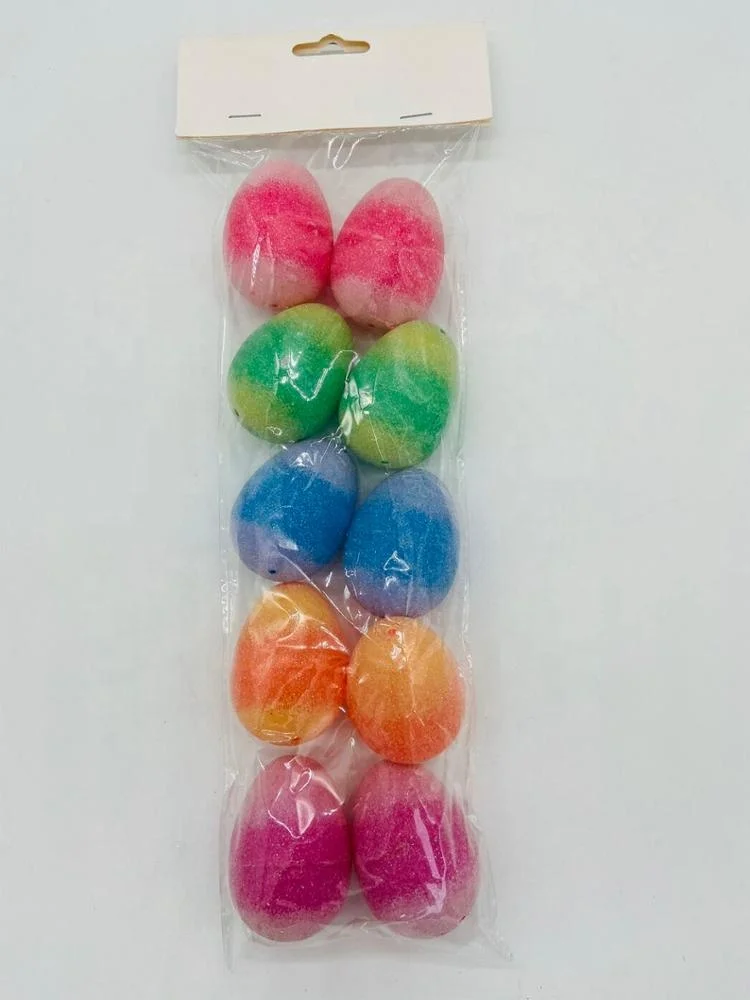 Hot selling plastic gift party large easter egg spray paint on powdered plastic easter egg
