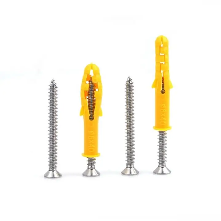 Small yellow croaker expansion tube plastic expansion bolt Factory sell wholesales price Excellent Quality made in China