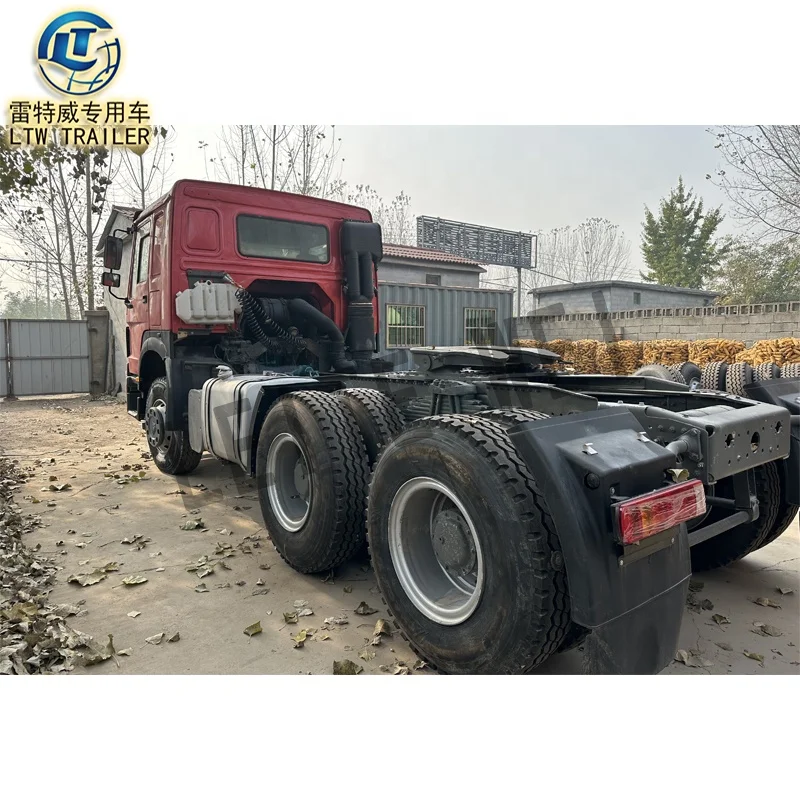 Second Hand Sino Howo тягачи 371hp 6x4 4x2 Euro 2 375hp б/у тягач для продажи