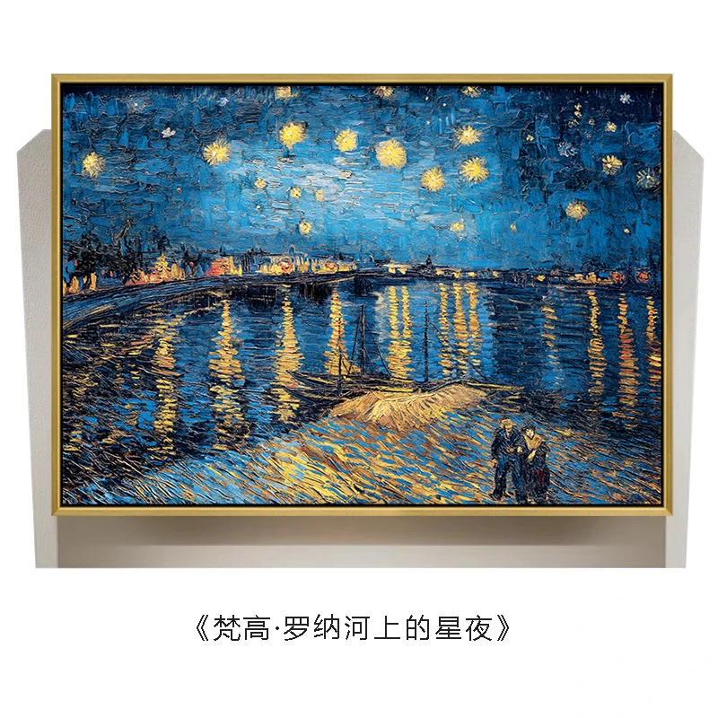Famous Reproduction Oil Painting The Starry Night Handmade Painting Oil Wall Art Decor