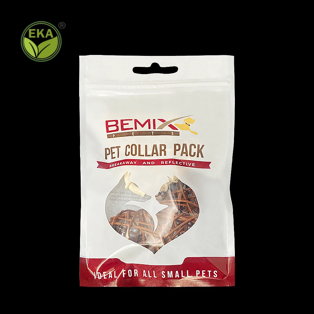 Customized Printed Label Bone Seal Zipper Underwear Storage Bag Grs Recyclable Material Clothing Socks Plastic Packaging Bag