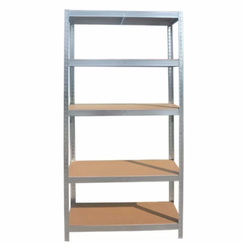 Heavy Duty 5 Tier Metal Galvanized Shelf Rack Adjustable Wire Steel Shelving Rack Knock Down Vegetable Fruit Storage Corner Rack