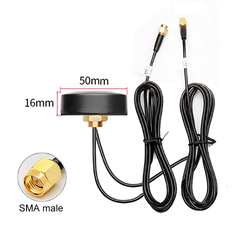 For SIMCOM SIM7600 Quectel EC25 GPS+4G Combined antenna GPS+LTE combo SMA male SMA-J Outdoor waterproof antenna High gain