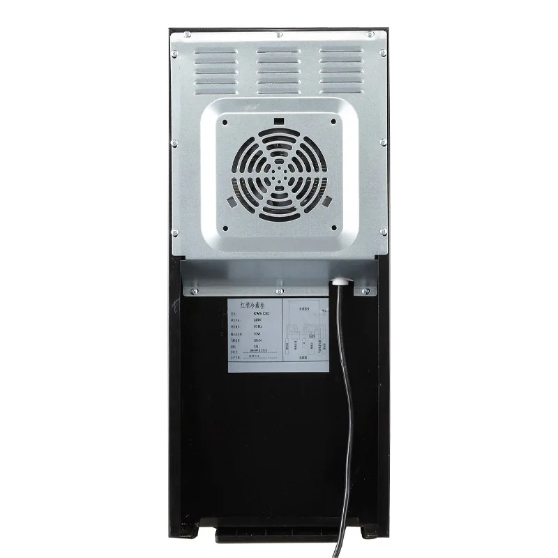 18 Bottle Electronic Wine Cooler Home Hotel Use Custom Mini Freestanding Refrigerator LED Light Glass Door Electric Power Source