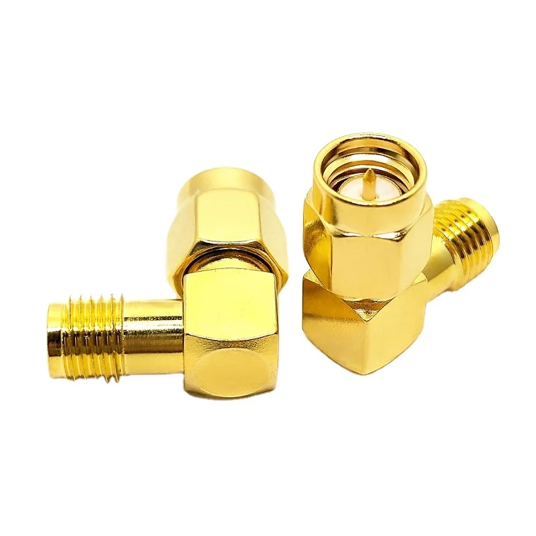 Elbow RF Converter SMA Type Male To Female Right Angle RF adapter Plug To Jack RF adaptor Connector
