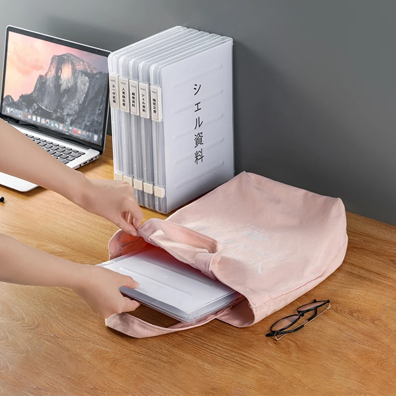 Multi-functional Easy Filing A4 Paper Organizer Document File Folder Desktop Drawer Classification Storage Box