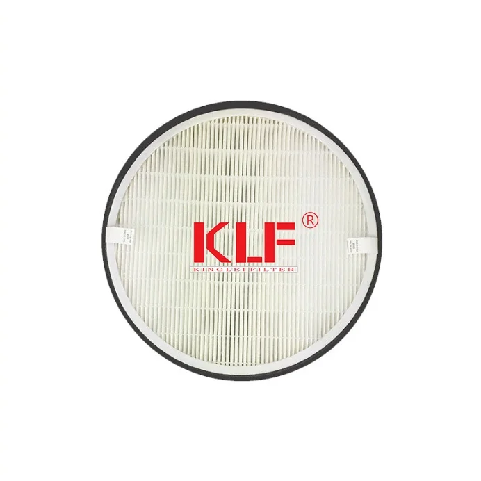 Fresh Air Pipeline Glass Fiber Removal PM2.5 High Efficiency Filter Air Conditioning Small Round Hepa Air Purification Filter