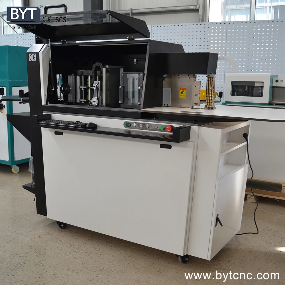 automatic stainless and aluminum channel letter bending machine for sign letter BYTCNC