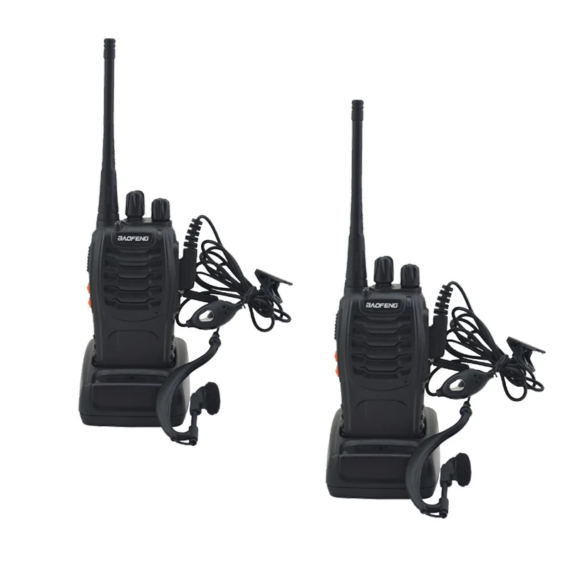 Baofeng 16-channel handheld walkie-talkie two-way radio with earphone bf888s transceiver UHF 888-400MHz 470s