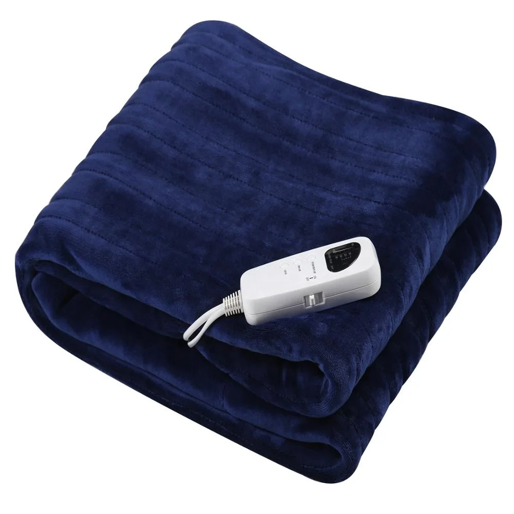 Adjustable Size Fluff Sheep Heating Electrical Blanket With Carbon Fiber