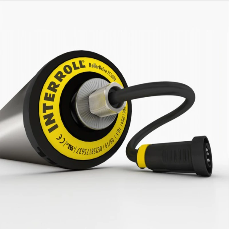 Interroll Miniature Drum Motor EC5000-Round Belt Drive conveyor roller