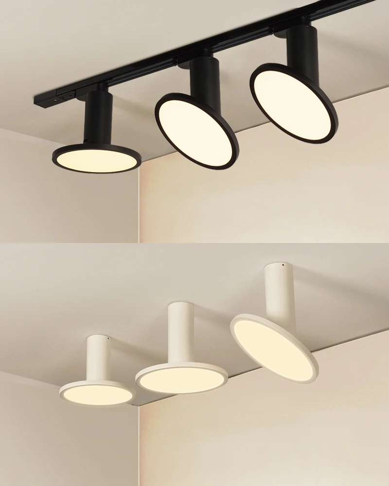 Indoor Decoration Aluminum Track Lamp Adjustable Beam Angle Shop LED Track Lamp