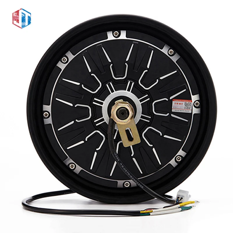 JunTeng YM MOTOR 10 Inch Hub Motor 500w 60V Drum Brake Electric DC Motor