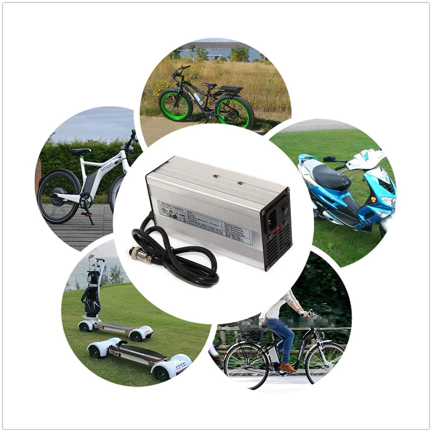 60V 5A lead acid battery charger for electric scooter Ebile rickshaw Motorcycle forklift SLA battery charger