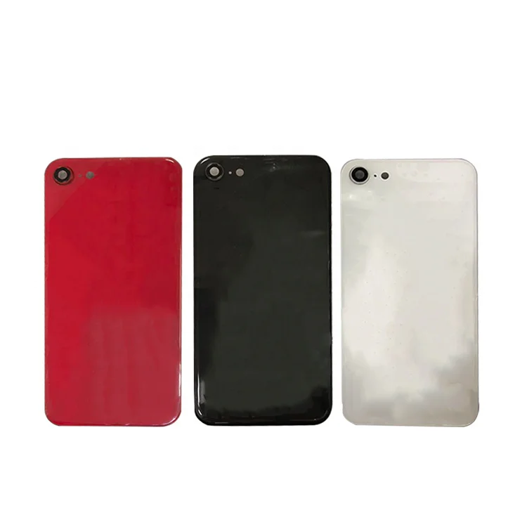 Высококачественная задняя крышка батарейного отсека для iPhone SE 2020, стеклянная задняя крышка в сборе