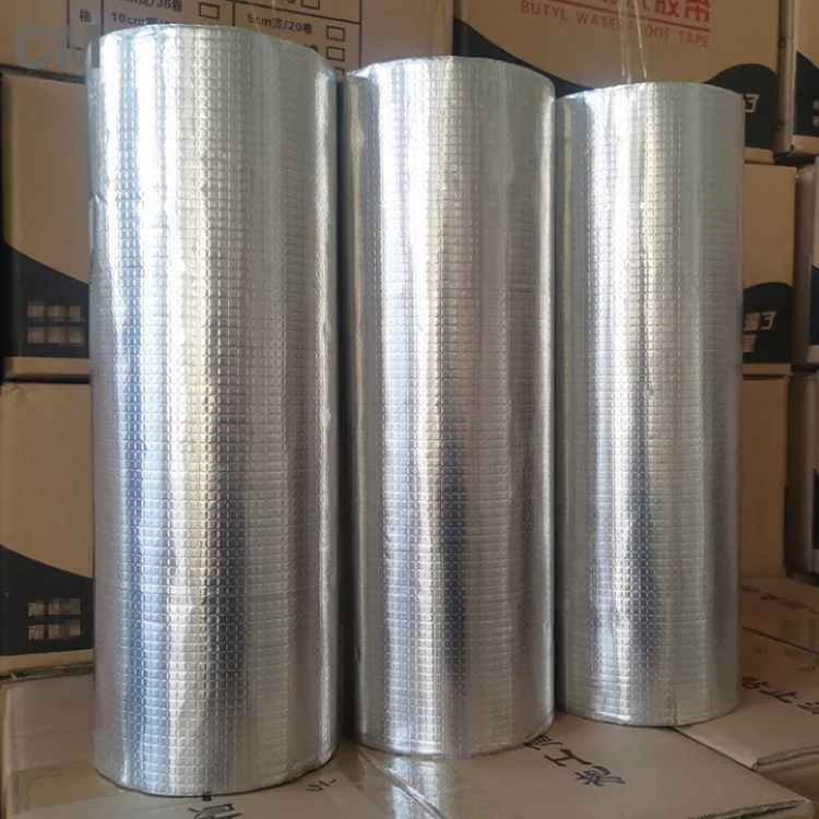 Pipe Leak Butyl Tape waterproofing rubber butyl Tape silver  butyl flashing tape