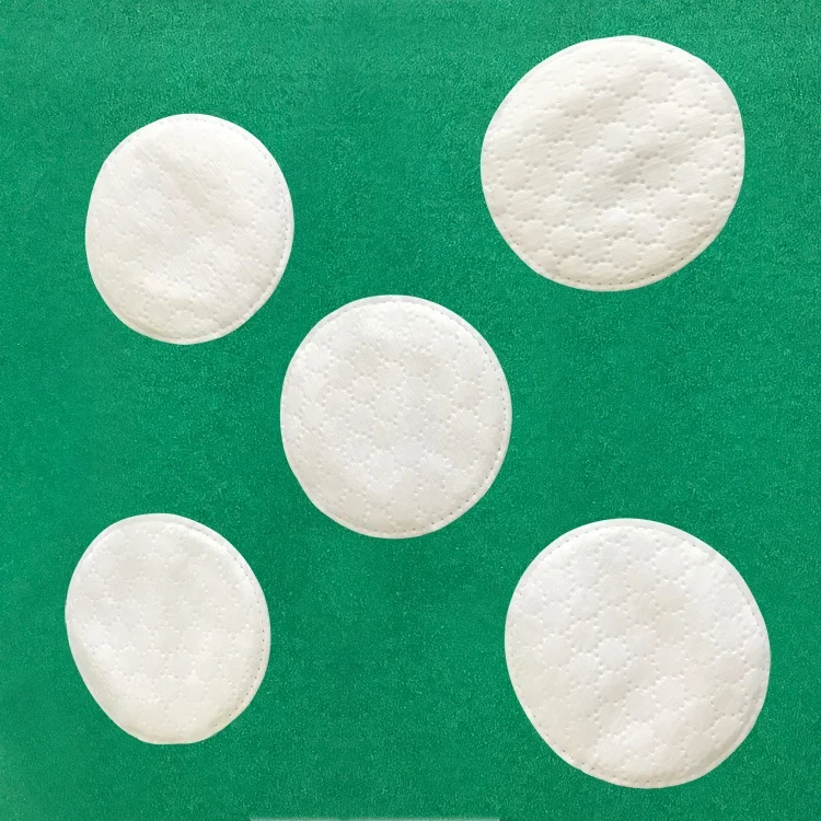 100% natural organic cotton pads are clean and hygienic for daily facial cleansing and makeup removal. They can be reused