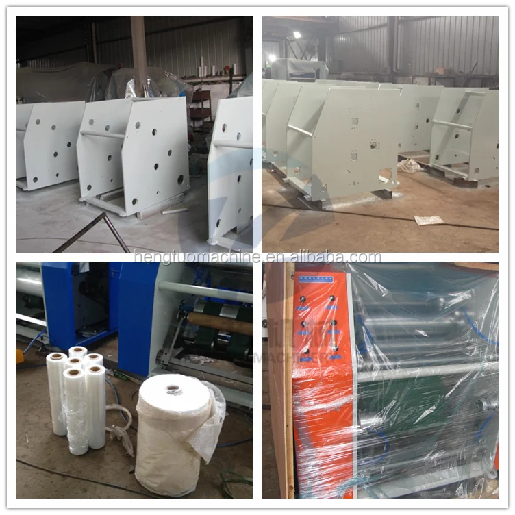 HT-500 Semi автоматическая стретч-пленки перемотки и продольно-резательная машина