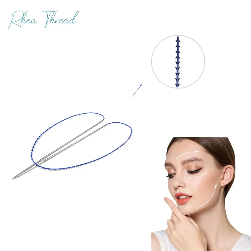 3D Cog Thread PDO лифтинг-резьба с двойной иглой