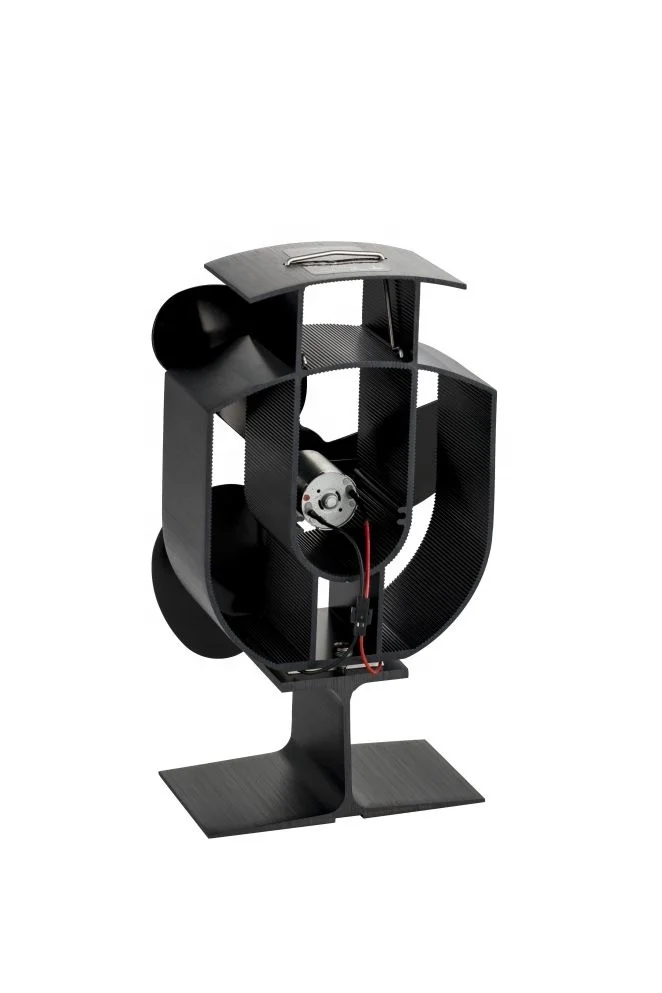 For hot tent winter camping and wood stove portable outdoor fireplace fan heated powered stove fan