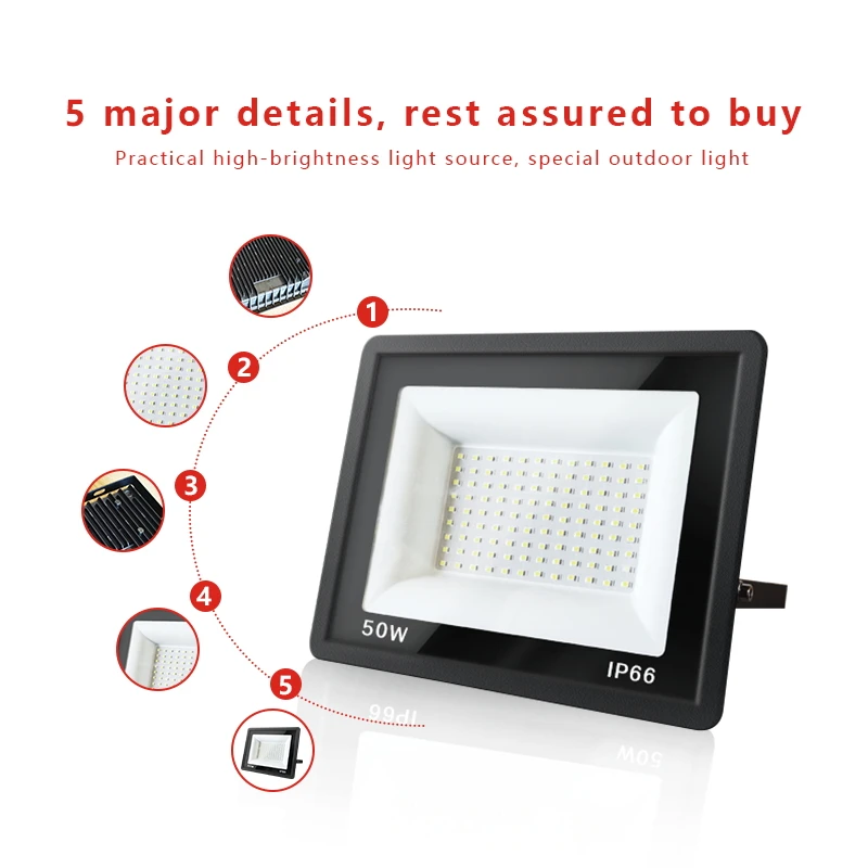 High Power Led Flood Light 10w 20w 30w 50w 100w 150w 200w 300w 400w Football Field Floodlight For Square