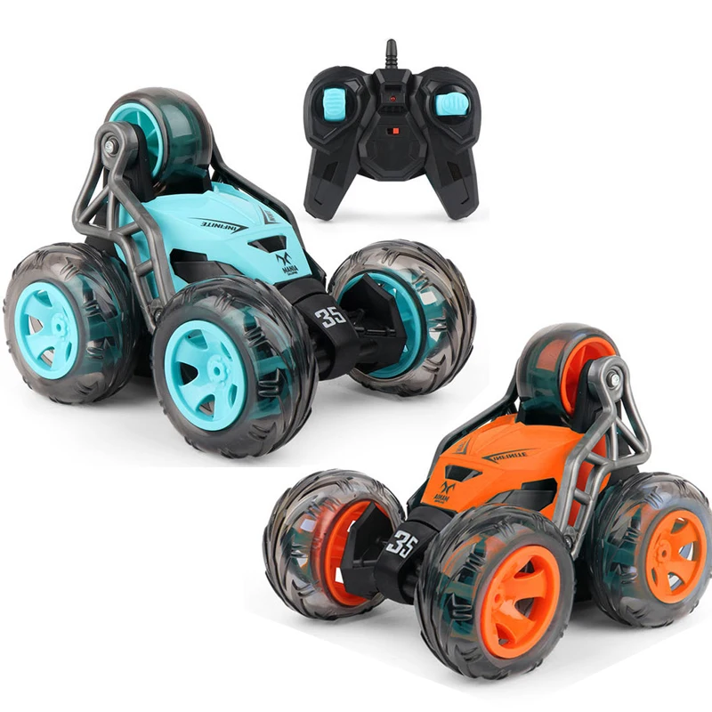 5 Wheels Rc Stunt Car Toys Juguetes Para Coches 360 Degrees Rotation Flip Stunt Car Remote Control For Children