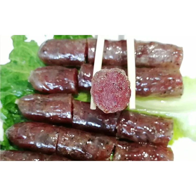 Classic Guangdong Special Products Salty Pickled Sausage Black Pepper Pork Sausage For Eat