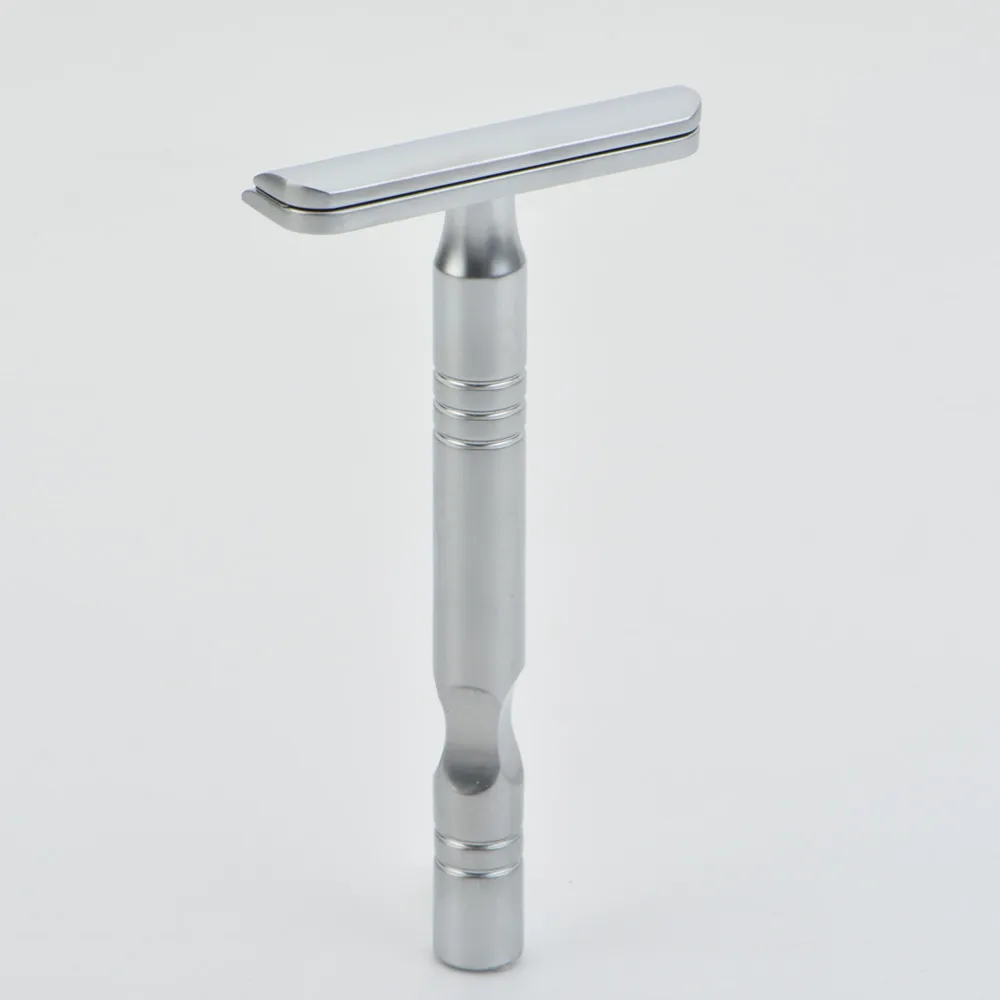 YAQI  NEW design chrome color single edge blade safety razor with brass handle