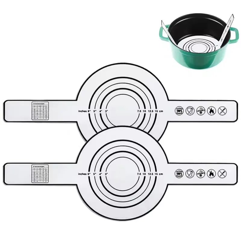 0.7mm Creative DIY oil-proof non-stick platinum silicone baking mat long handle silicone kneading mat