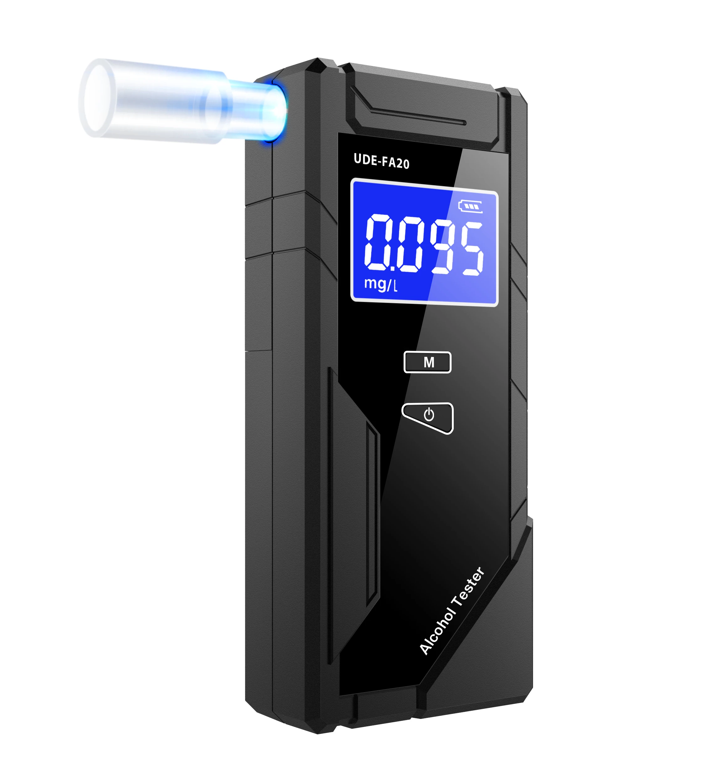 Portable alcohol tester factory sale breathalyzer Europe certificated alkomat car accessory alcohol detector