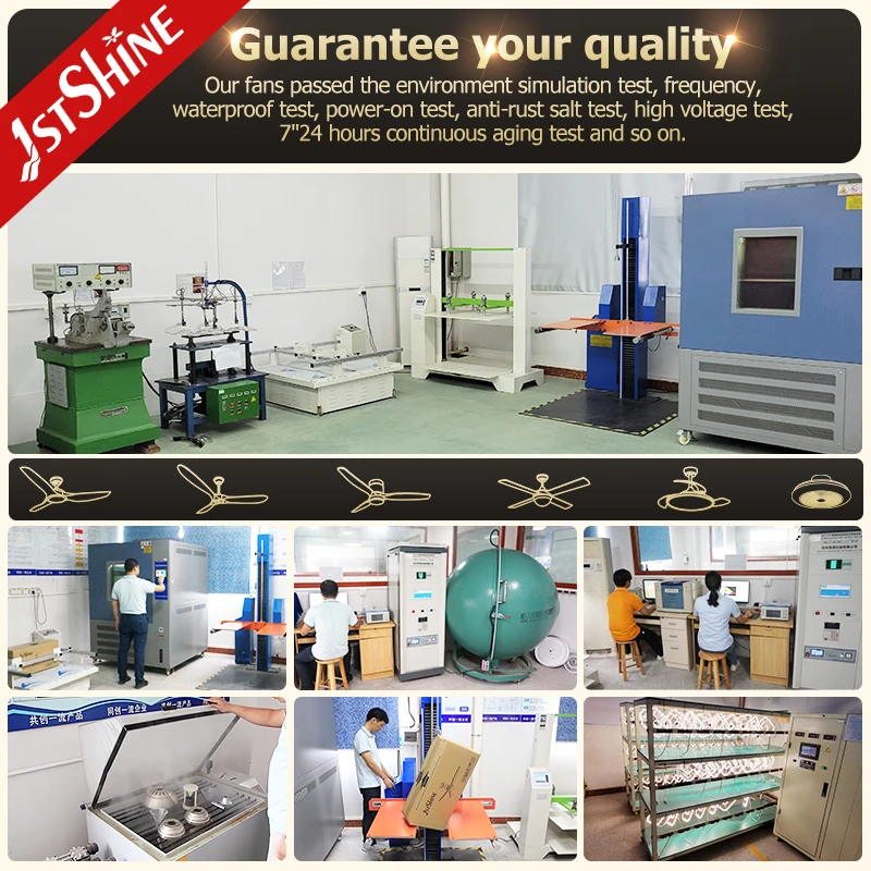 1stshine ceiling fan light 5 ABS fancy design blades classic decorative LED lighting ceiling fan with light