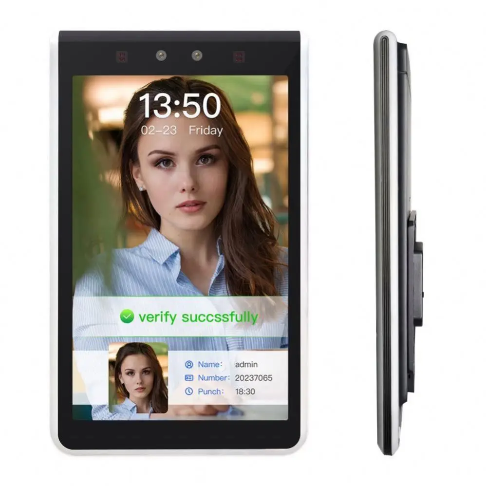 Windows Sever Capacitive Sensor Scanner Body Temperature Measurement Facial Recognition Access Control