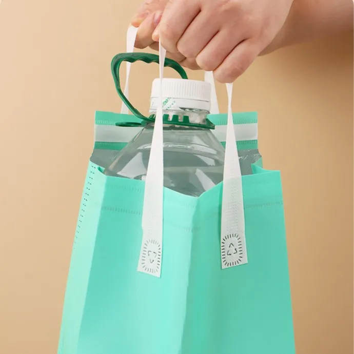 Heat Sealing Customized Logo Coated Waterproof Non-Woven Food Drink Coffee Milk Tea Takeaway Delivery Bag