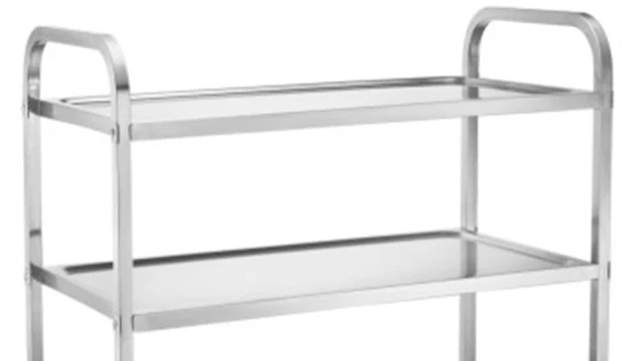 Kitchen Square-Shaped Trolley Stainless Steel Flour Cart kitchen trolley food distribution for hospital
