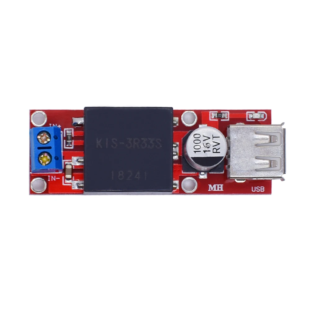 5V USB Converter Output DC 7V-24V To 5V 3A Step-Down Buck KIS3R33S Module KIS-3R33S