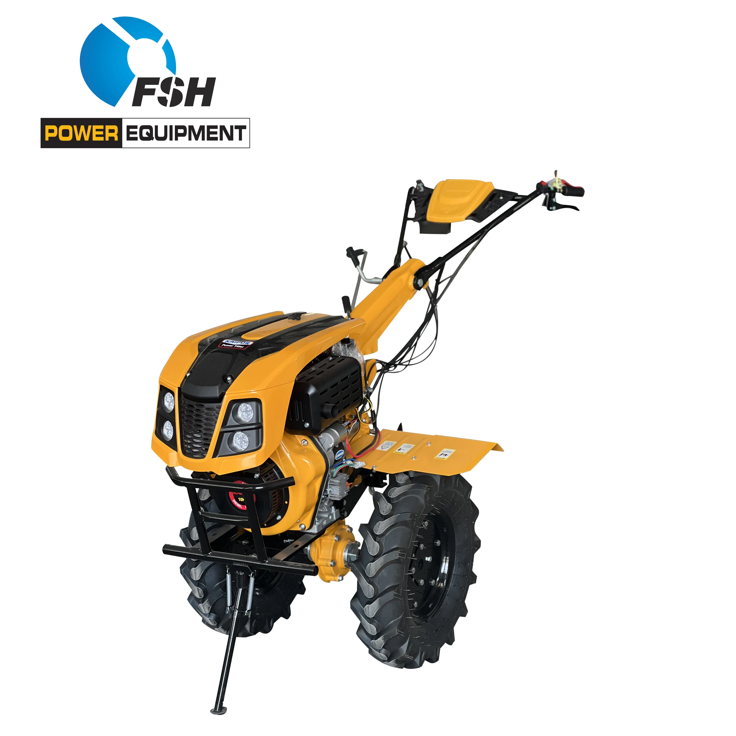 7HP роторный мощный культиватор мини с GX210 7hp бензиновый двигатель ходовой трактор
