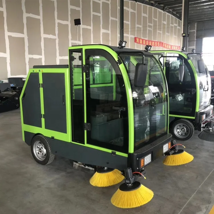 
PB2100 all closed battery powered Road Sweeper 