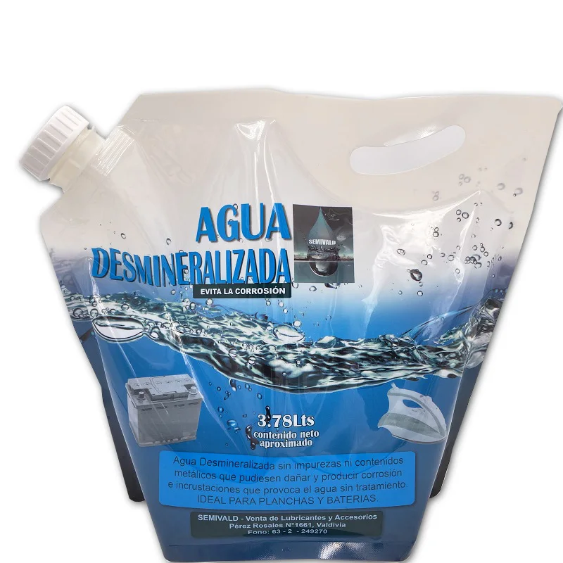 One Gallon Pouch BPAfree Plastic Foldable Outdoor Emergency Drinking Water Bag Container Spout Bag