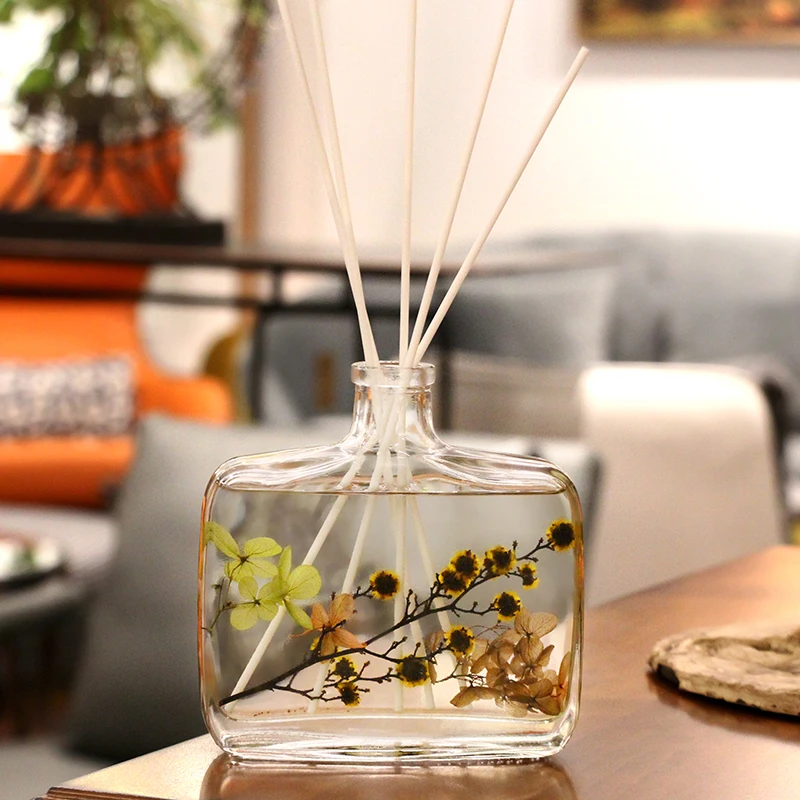 C&D 330ml home fragrance diffuser set natural fragrance decorative reed diffuser