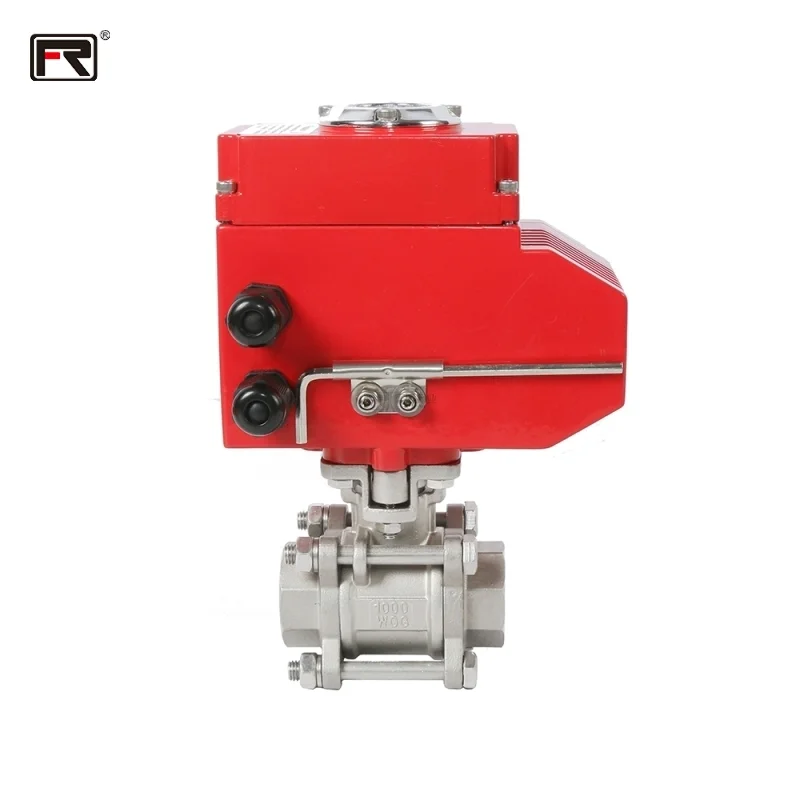 Furui 12V 24V 90 Degree IP68 Waterproof Rotary Electric Actuator Motorized Electric Valve Actuator Industrial Valve Actuator