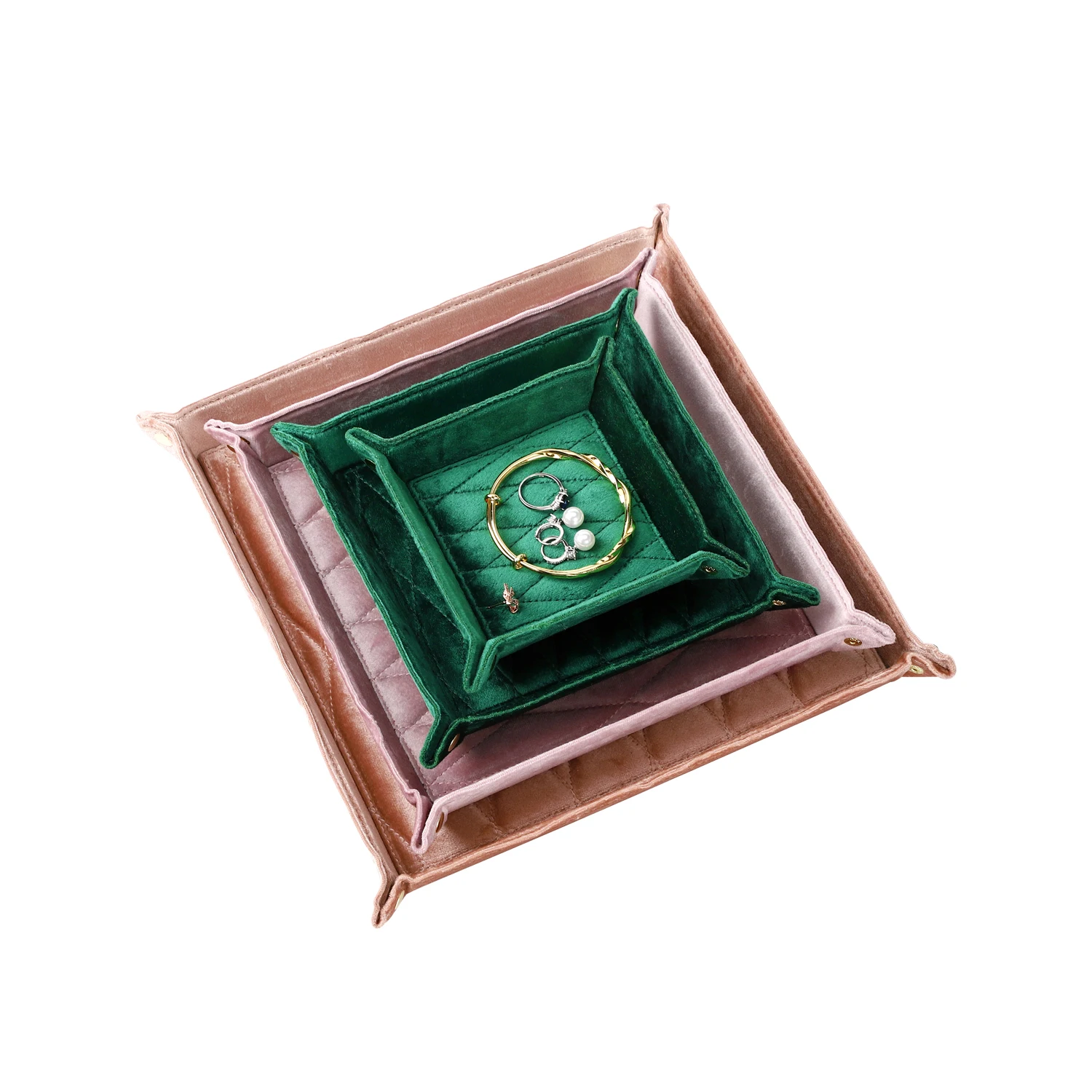 Velvet Jewelry Tray Jewelry Ring Display Ring Tray Display Diamond Ring Emeralds Pendant Display Tray Jewelry Show Logo Custom