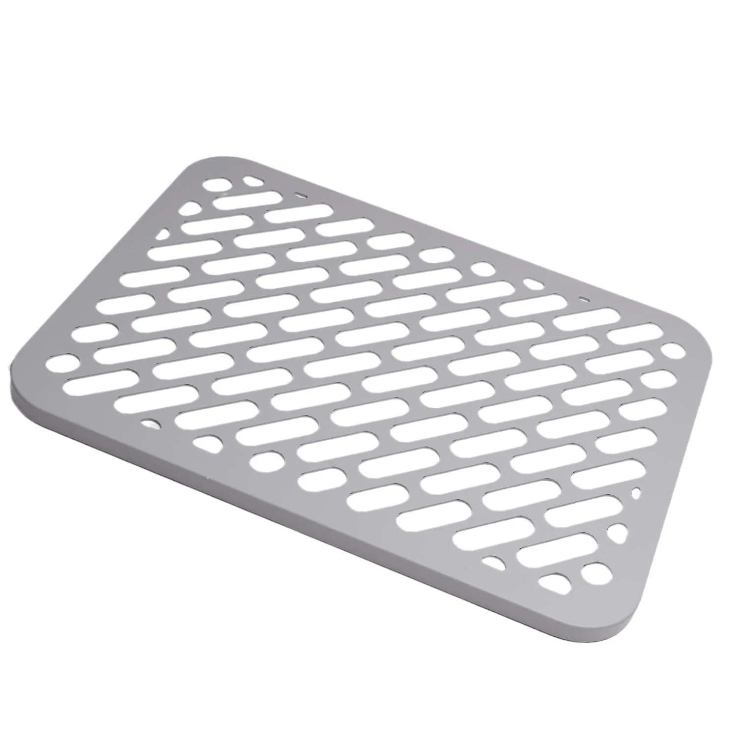 Stone Dish Drying Mats With Silicone Cover for Kitchen Counter Diatomaceous Earth Mat Wrapped in Silicone Webbing to Protect Dis