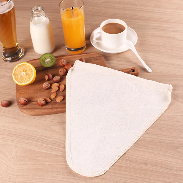 
Bosi Pure Hemp Nut Milk Filter Bag ecofriendly for almond milk juices vegan yoghurts Washable Reusable 