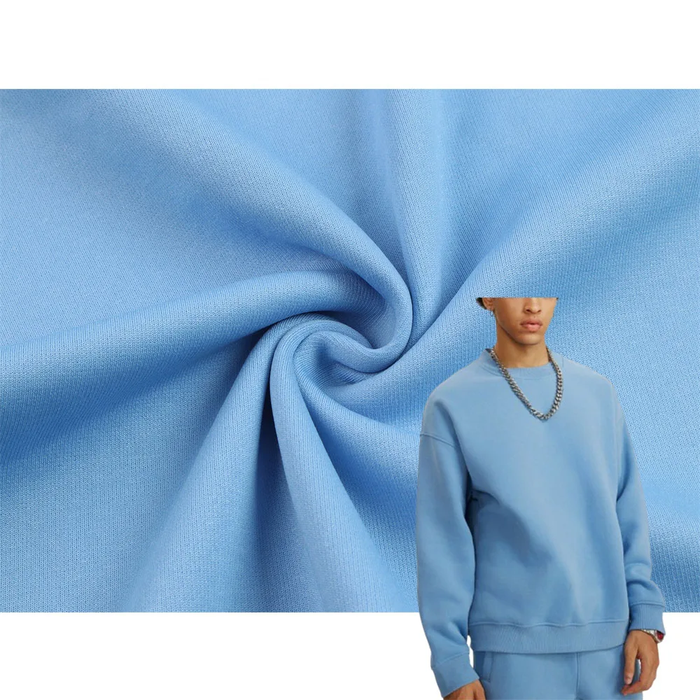 ZM014 Factory Direct Fleece Fabric 100 Polyester Knitted Polyamide Sweat Shirt Fabric Textile Winter Soft Polar Fabric