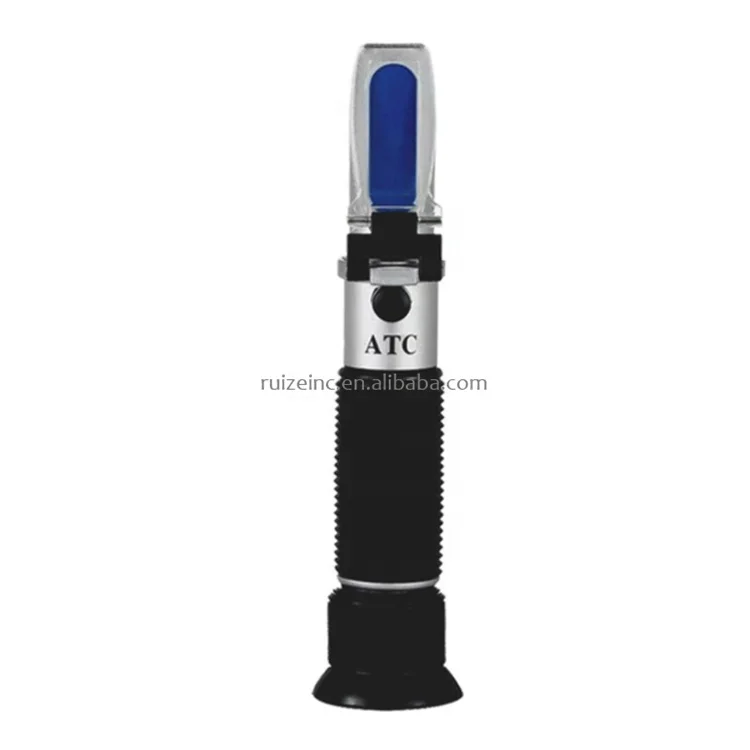 Handheld Salinity Refractometer 0-10% Aquarium Water Salt Hydrometer meter tester with ATC