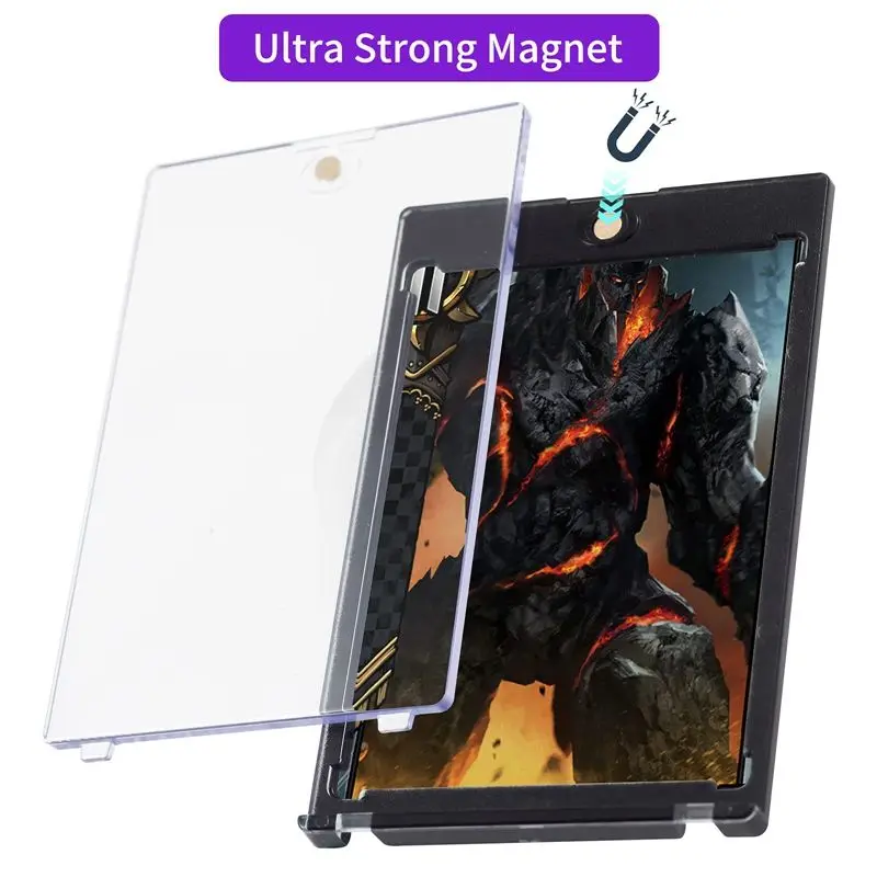 35pt Wholesale One Touch Ultra Uv Protection Pro Magnetic Card Holder 35pt Trading Sports Baseball Card Holder