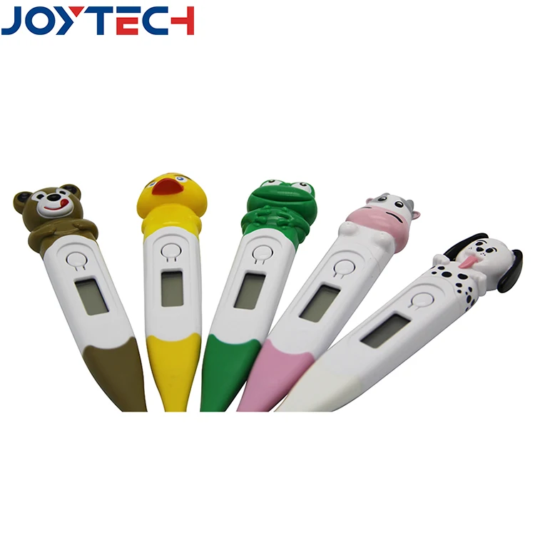 Cartoon Thermometer Home Use Baby Animal Cow Digital Thermometer Flexible Tip Fever Testing Thermometer
